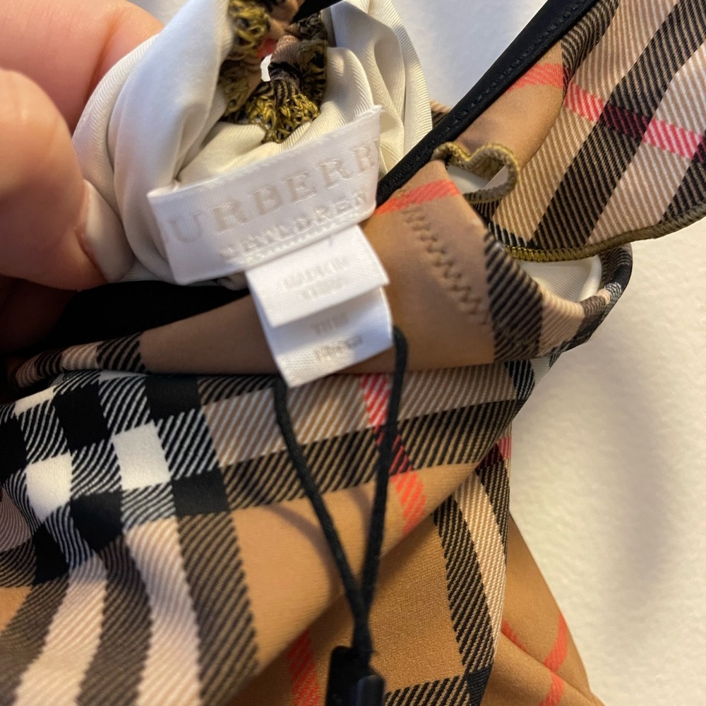 Burberry Kids Plaid One Piece Swimsuit - Picture 5 of 7